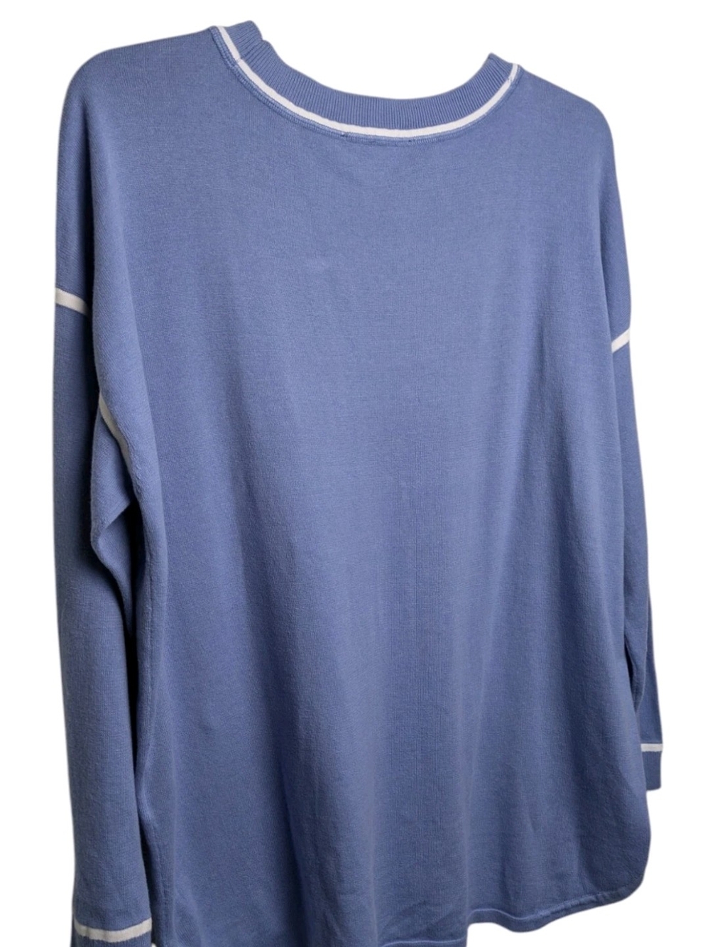 Tommy Hilfiger Crewneck Sweater with White Trim - Picture 5 of 7